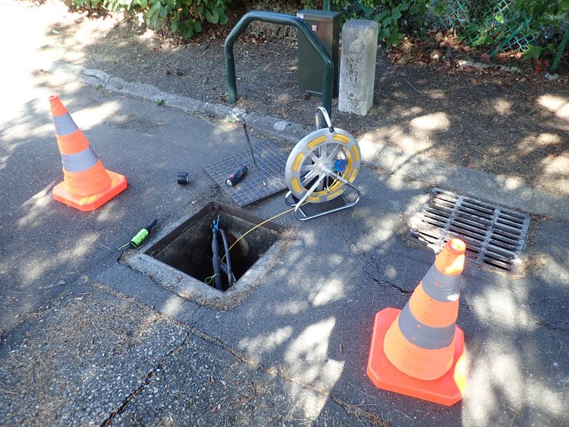 Localisation de réseau télécom pour passage de fibre optique dans l'Oise